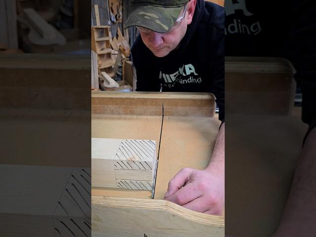 Old School Joinery, New School Tools. Clean Cuts — Bridle Joint #woodworking ##woodjoints #joinery