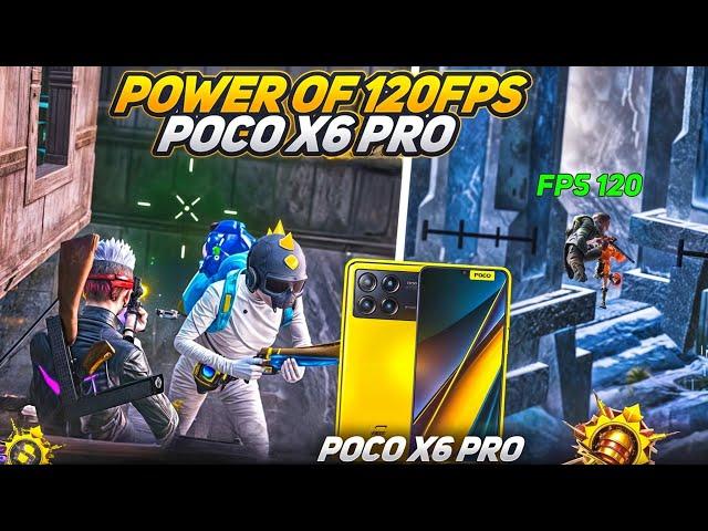 WITH FPS METER  90FPS  120FPS  | POCO X6 PRO PUBG | POCO X6 PRO PUBG TEST | POCO X6 PRO 5G PUBG