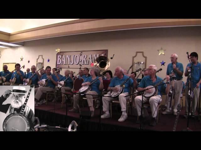 Sacramento Banjo Band plays "Wabash Cannonball"  with Igor Glenn singing