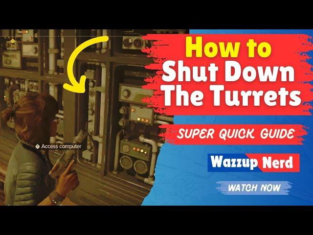 How to Shut Down Turrets in Star Wars Outlaws - Super Quick Guide