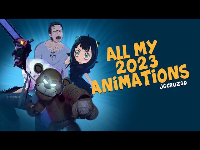 4 MINUTES of 3D ANIMATION in 1 YEAR - 2024 Compilation of all my animations - JGCRUZ3D