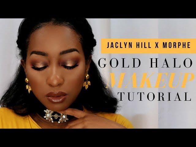 Gold Halo Smokey Tutorial | Jaclyn Hill X Morphe Palette | KELLSTER