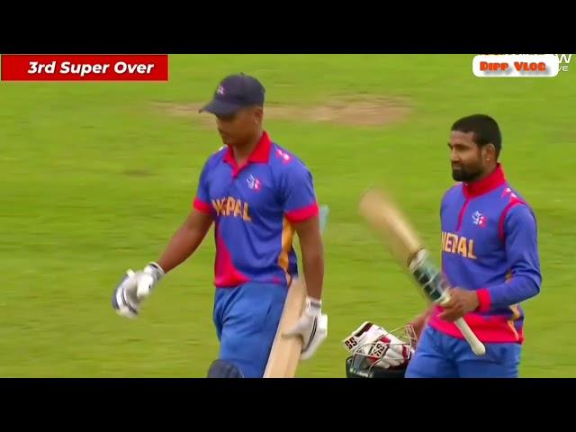 Nepal v Netherlands | T20 3rd Super Over Highlights| WCL2 Cricket