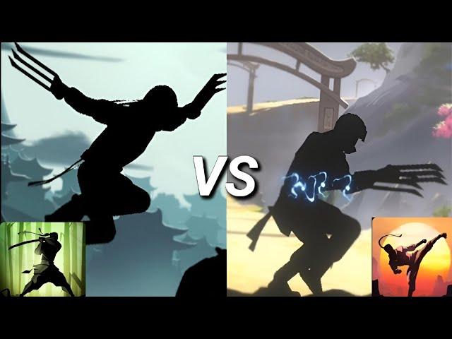 Shadow Fight 2 VS Shadow Fight 5 : Shades | Comparison