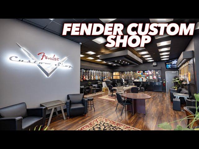 HOW THEY MAKE GUITARS at Fender's Custom Shop (Factory Tour)