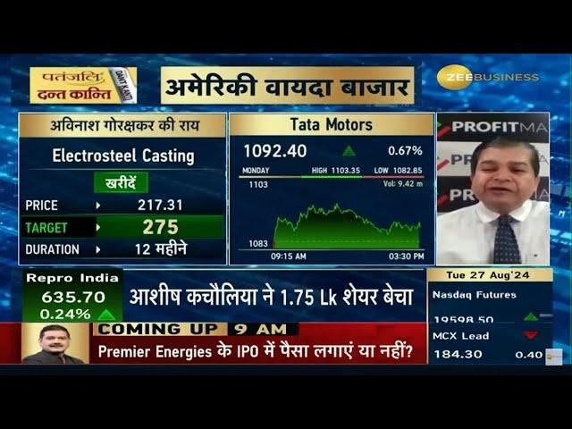 Avinash Gorakshakar, Head Research, Profitmart, on Zee Business | Stock to Buy