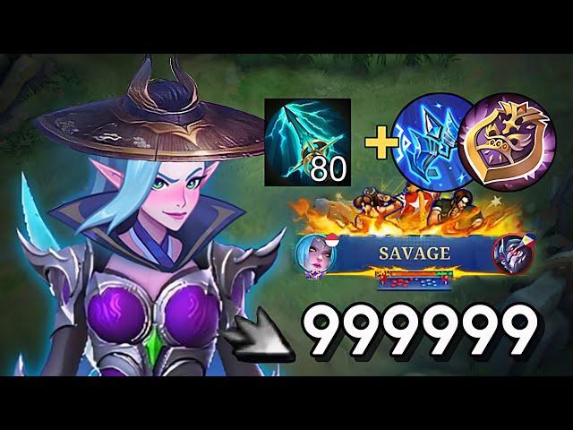 KARINA TRUE DAMAGE BUILD 2024!! (auto savage) - MLBB