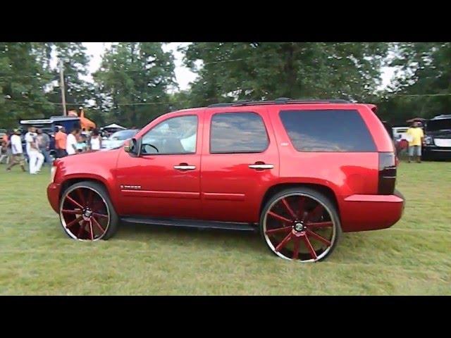 The Whip Paparazzi: Candy Red Chevy Tahoe