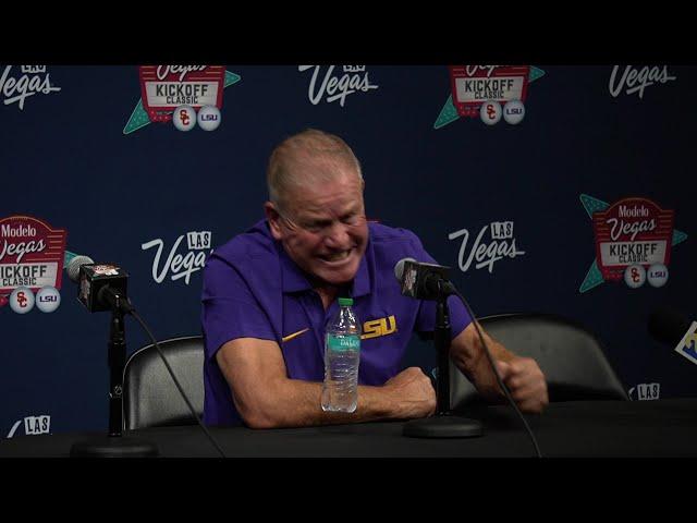 LSU Brian Kelly LOSS to USC postgame