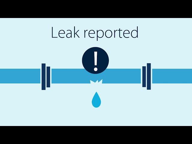 What happens if you spot a leak on the road?