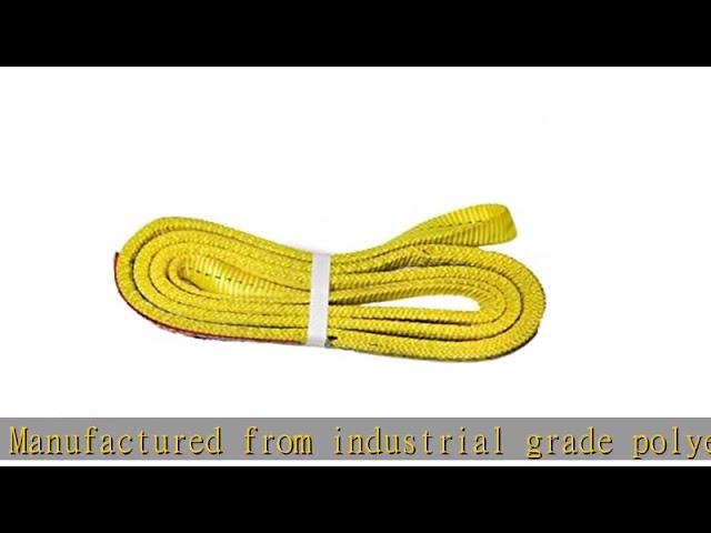 Kennedy Wire Rope & Sling Co. 1" x 3' 2-Ply Twist Eye Polyester Lifting Sling (Various Sizes in Lis