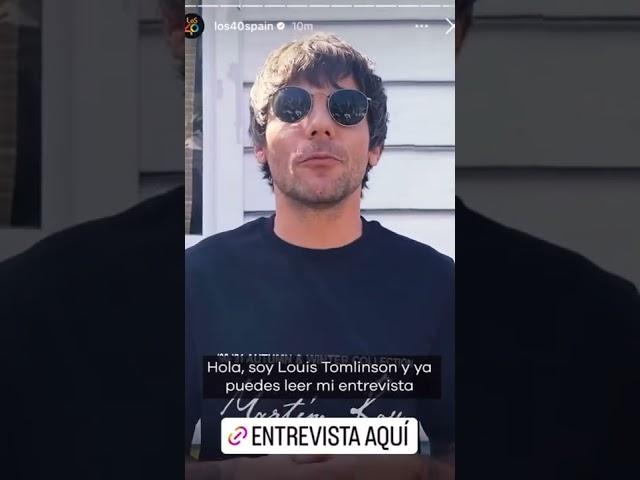 Lou on "LOS40"  #los40españa #los40 #louistomlinson #faithinthefuture
