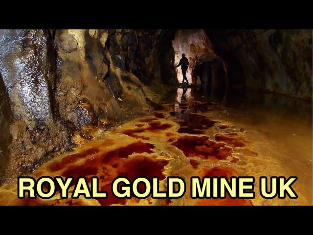 EXPLORING THE  ROYAL GOLD MINE. - Wales U.K.