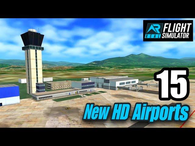 RFS 15 Brand New HD AIRPORTS | Real Flight Simulator | No update Required #rfs #newupdate #airport4k