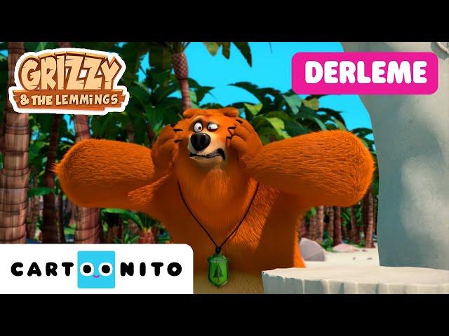 GRIZZY VE LEMMINGLER | Plaj Maceraları Derlemesi | @CartoonitoTurkiye