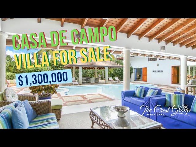 $1,300,000 Villa for sale in Casa de Campo, La Romana