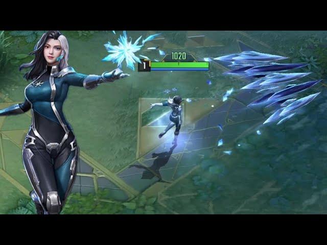 LUNA SNOW Andromeda Suit Skin Gameplay - MARVEL Super War