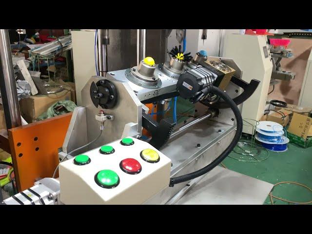 5 axis 2 drilling and 1 tufting brush making machine