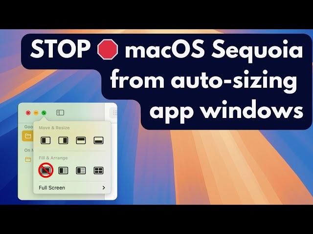 Move and arrange app windows on Mac | STOP auto sizing app windows