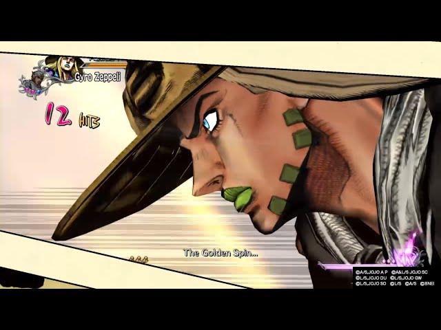JoJo's All-Star Battle R: Gyro Zeppeli's Arcade Mode - [5*] (No Matches/Rounds Lost)