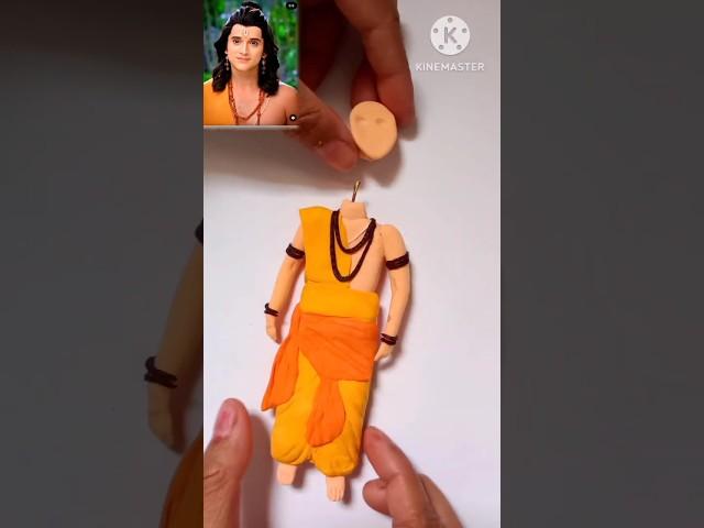 Shrimad Ramayan Ram ji clay art|Sujay reu|#shrimadramayan #ram#clayart#art#sujayreu#shorts