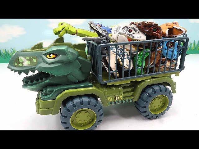 Dinosaur Truck - Tyrannosaurus Truck Arrive at Jurassic World! Dinosaur Lego For Kids