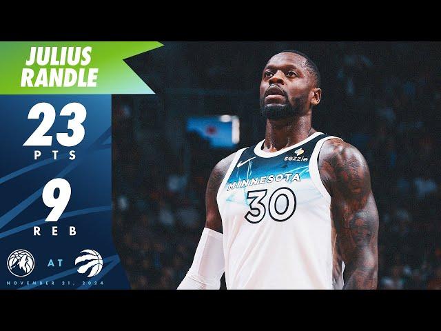 Julius Randle Drops 23 Points Vs. Raptors | 11.21.24