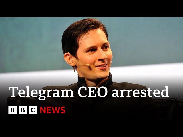 Telegram CEO Pavel Durov arrested at French airport | BBC News