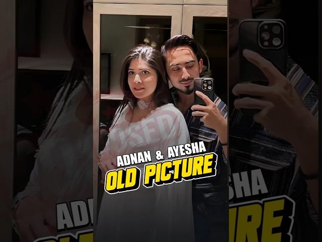 Adnan07 & Ayesha Shaikh Old 2023 Picture Leaked  Adnan With His Wife In White Dress Old Pic #shorts