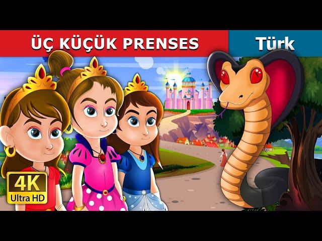 ÜÇ KÜÇÜK PRENSES | Three Little Princesses in Turkish | @TurkiyaFairyTales