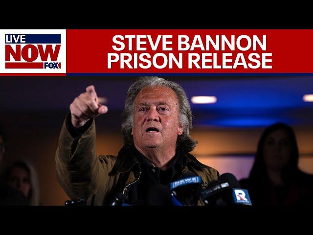 Steve Bannon speaks out after prison sentence: "political prisoner"