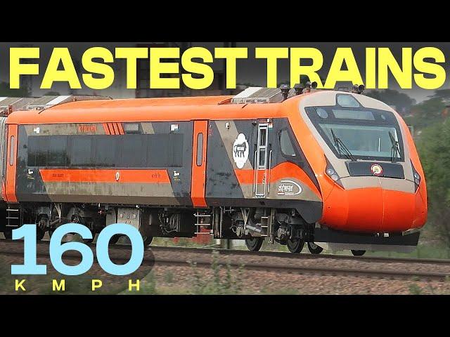 4 Fastest Trains of India | High Speed Rail Corridor