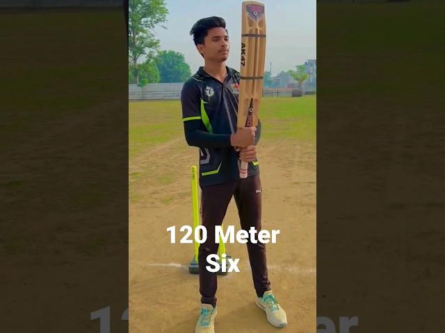 120 Meters Six | Heavy Tennis Ball Bat | Triple Blade Ak-47 Bat | #cricket #cricketbat #bobby4uhh