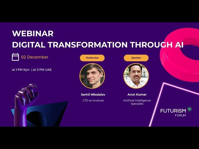 Arun Kumar "Digital Transformation through AI"