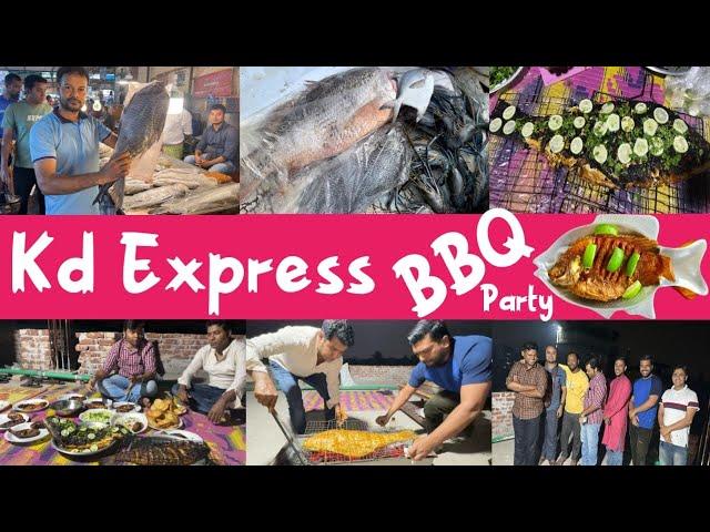 Winter BBQ Party||Easy Rooftop BBQ Setup||Kd Express||Fish BBQ Party||Big fish BBQ|Fish fry Rupchada