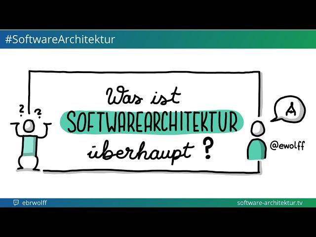 Was ist Software-Architektur überhaupt?