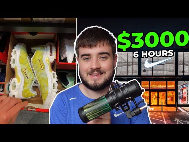 Spending $3000 on SNEAKERS in 6 HOURS!