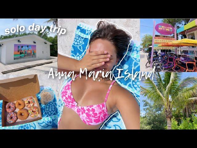 Anna Maria Island VLOG: beach, food, shopping, exploring + first solo trip