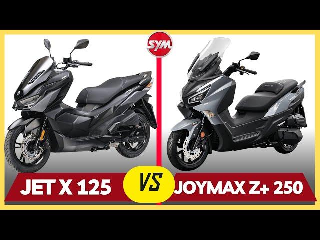 SYM JET X 125 vs Joymax 250