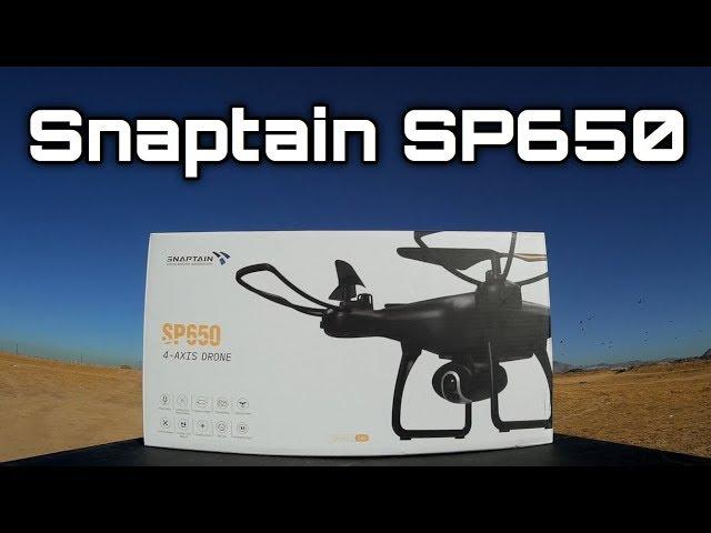Snaptain SP650 A Good Performing  Wifi FPV Drone  12 minute flight time x 2  