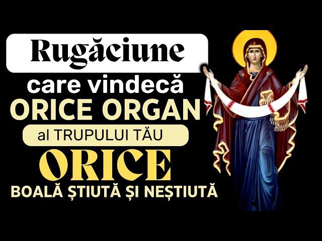 Rugaciune De Vindecare Miraculoasa catre Maica Domnului