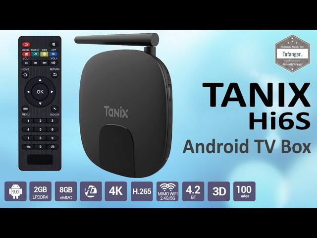 Tanix Hi6S TV Box - Hisilicon Hi3798M - Android 9 - 2GB Ram 8GB ROM - Tanix H2 Mini - Unboxing