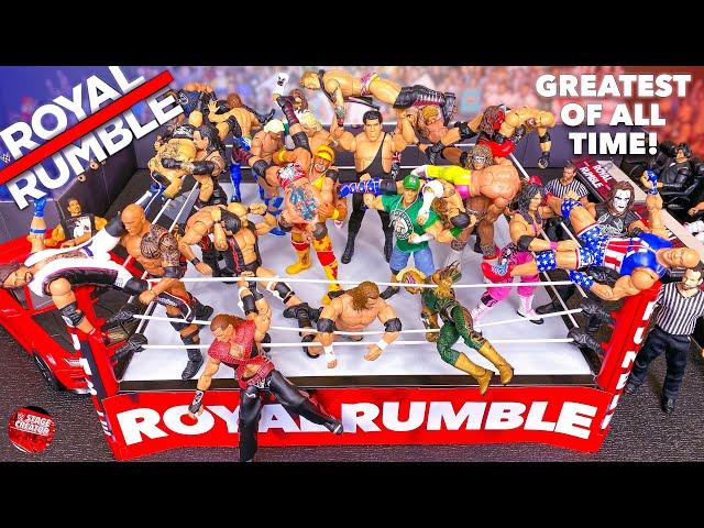 WWE Royal Rumble Action Figure Match! Greatest Of All Time!