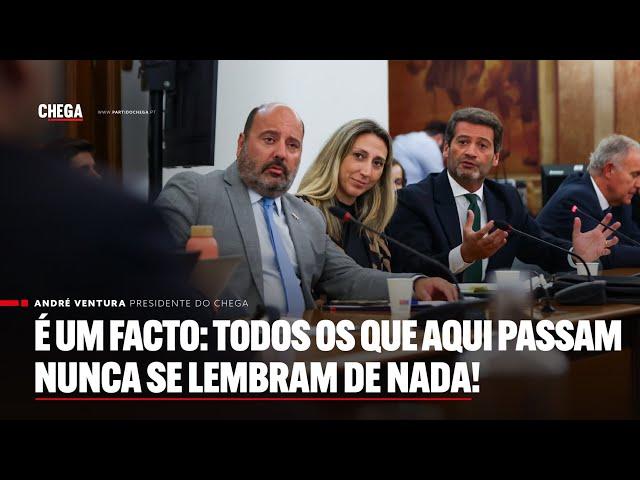 É um facto: Todos os que aqui passam nunca se lembram de nada!