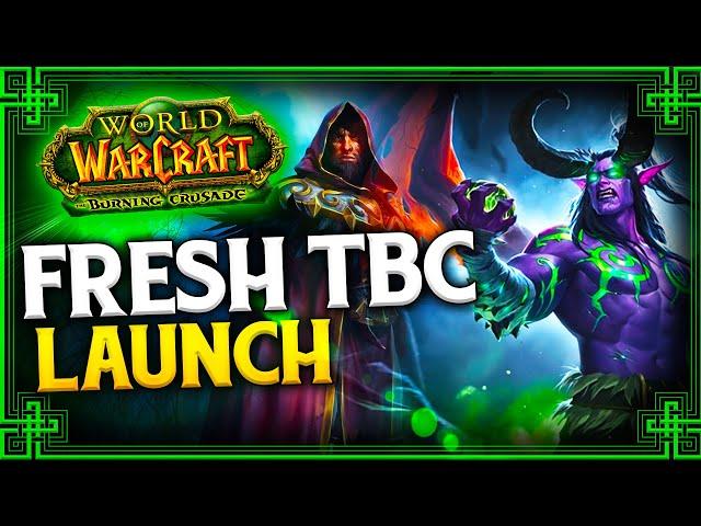 TBC LAUNCHES TODAY! - Fresh Server Launch! - Warrior Leveling in Outland