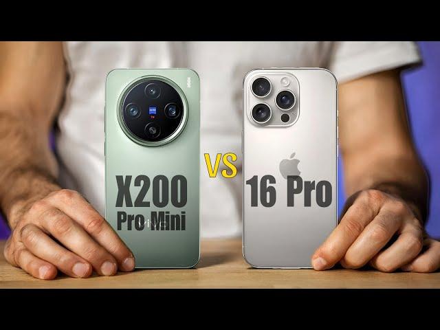 Vivo X200 Pro mini Vs iPhone 16 Pro -Full Comparison