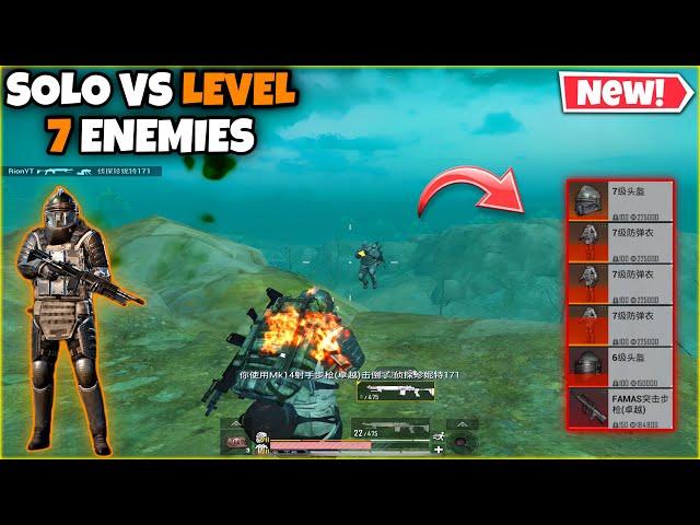 Metro Royale Solo vs Squad Against To Level 7 Enemies Advanced Mode | PUBG METRO ROYALE CHINESE VR