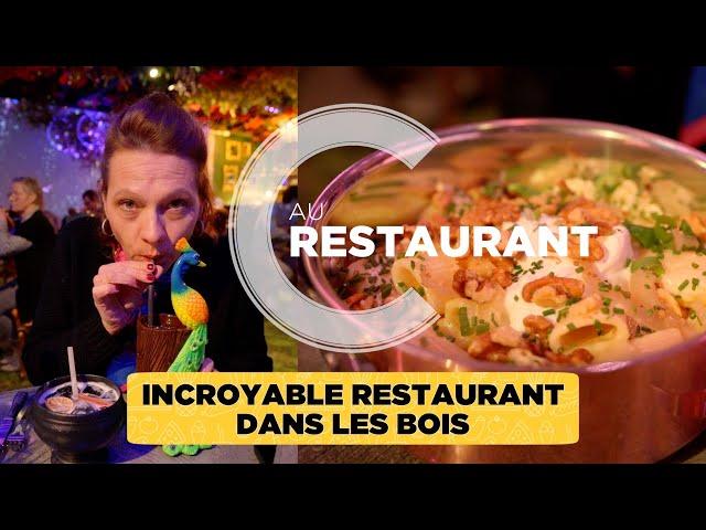 Amazing restaurant in the woods
