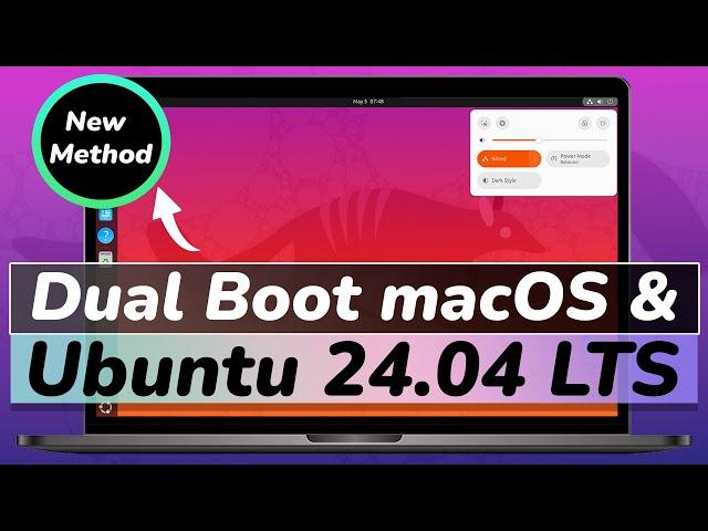 How To Dual Boot Ubuntu 24.04 & MacOS On MAC || Install NEW Ubuntu On MAC (INTEL ONLY)