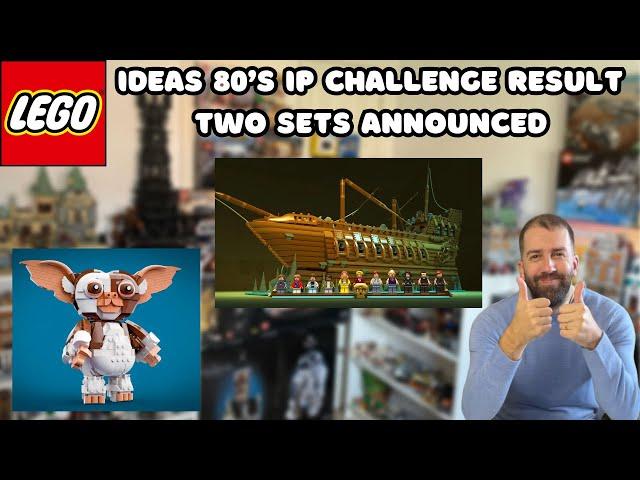 LEGO Ideas 80's IP Challenge - Two Sets Announced